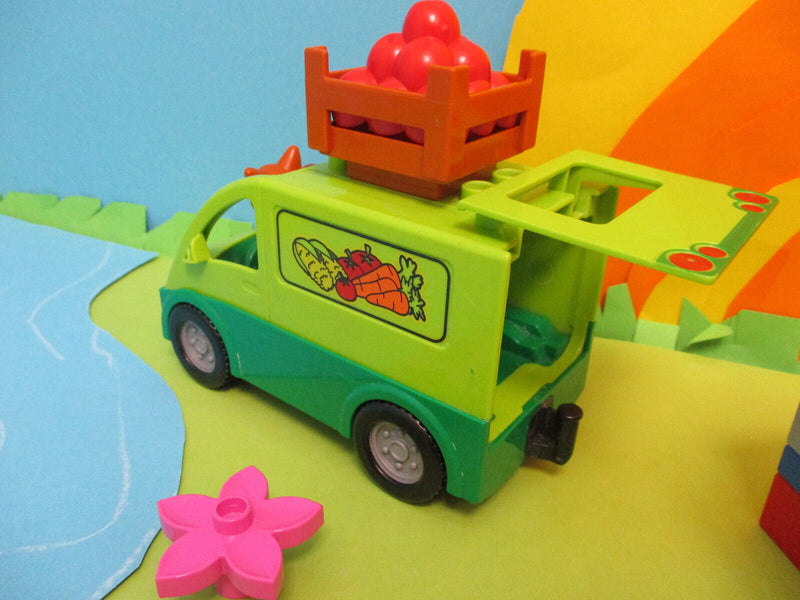 (RB 2 / 3 ) LEGO Duplo Marktstand Set Auto Katze Figuren 5683