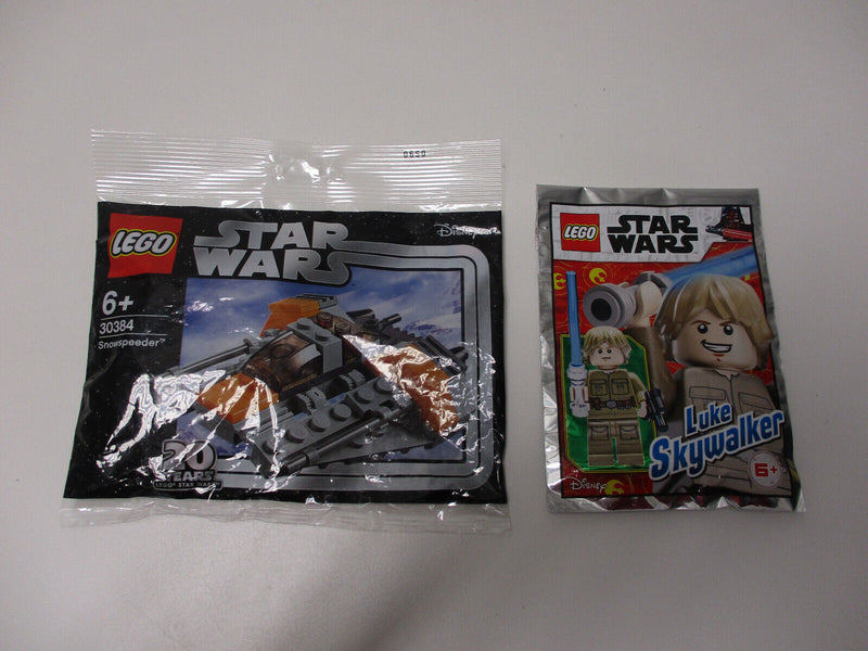 (C4 / 5) Lego Star Wars 2x Polybag   Luke Skywalker Neu und OVP