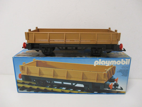 Playmobil 4104 Niederbordwagen OVP Güterwagen Waggon Spur G Eisenbahn LGB