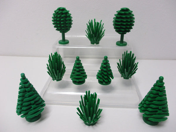 (B8) LEGO BÃ¤ume BÃ¼sche Tannen Pflanzen Wald Ritter City 6276 6086 6080 Sammlung