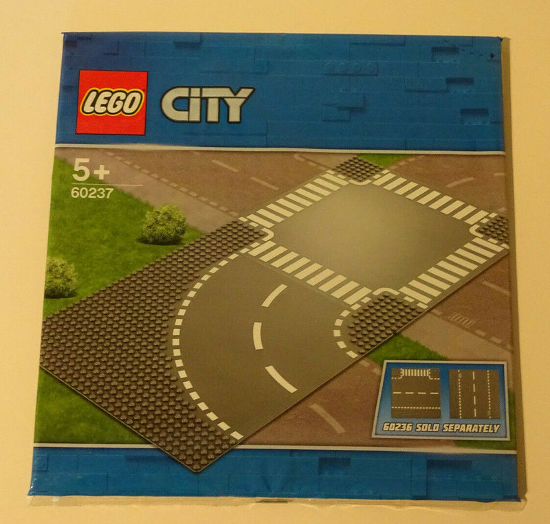 Lego 60237 Strassenplatten Kurve Kreuzung Platten Platte NEU UNGEÃ–FFNET