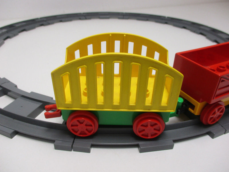 (R1/P1) Lego Duplo Schiebe - Eisenbahn Starterset  Gleiskreis + Zirkus Zug