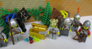 (G12 / 10) Lego 8 Ritter Pferd Zubehör Köni Ritter Knight Kingdom Castle MOC
