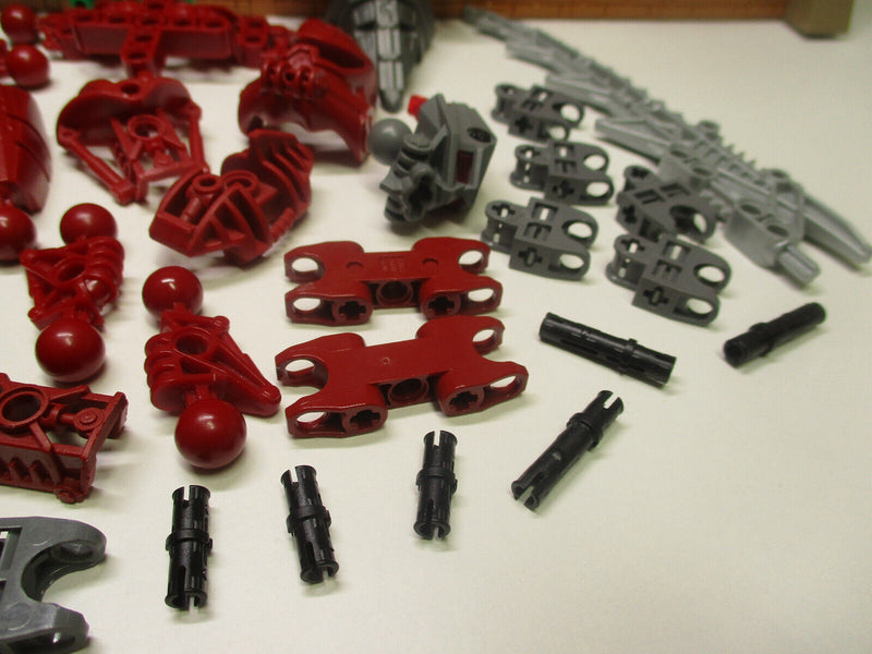 (B10 / 33) Lego Bionicle Bauteile Rot Zubehör Ersatzteile Waffe