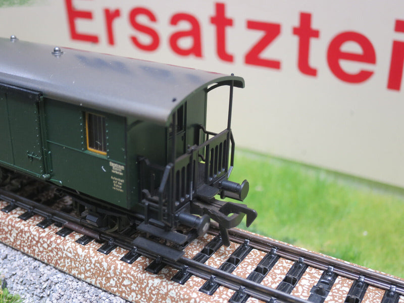 ( J10 / 3  ) Fleischmann 5055 Gepäckwagen H0 mit OVP guter Zustand