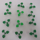 (B13/9) 12 Lego grÃ¼ne Pflanzen mit 3 BlÃ¤ttern BÃ¼sche Strauch Sammlung 6255