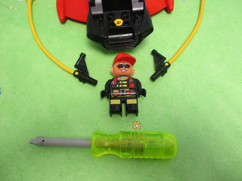 (R1/T2/8) LEGO Duplo Toolo Hubschrauber / Raumfahrzeug mit  Figur und Werkzeug