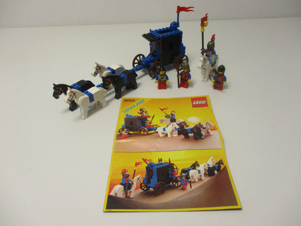 ( H/1 ) Lego 6055 Gefangenenkonvoi Ritter Castle MIT BA 100 % KOMPLETT