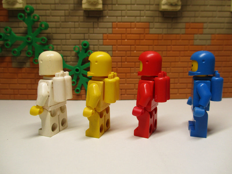 ( L4/30 ) Lego Space Classic Figur Blau Rot Gelb Weiß Zubehör 6701 6971 6940