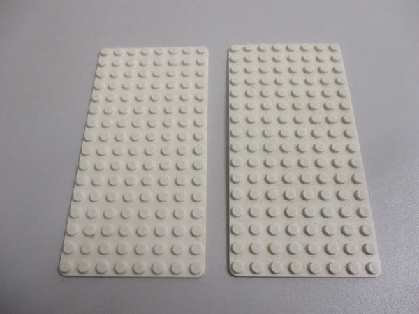 ( A13/22 ) LEGO 2x Platte dünn 3865 8x16 weiß Ritter Piraten Star Wars