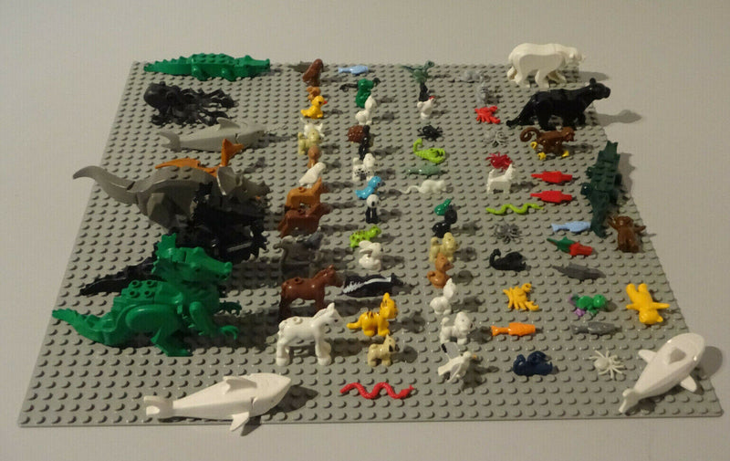(E8) Lego 10 Tiere Auswahl nach Zufallsprinzip von Maus bis Dinosaurier Zoo