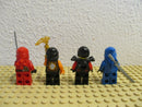 (D2/7) Lego Ninjago 4 Figuren Kai Nya Jay Cole Sammlung Konvolut