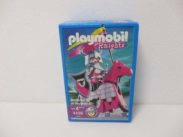 ( T 2 ) Playmobil 4436 Barbarischer Ritter mit Pferd NEU / OVP