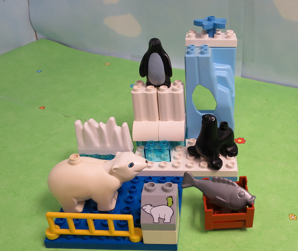 ( RB36 / 5 ) LEGO Duplo Tiere Eisbär Robe Pinguin  Zoo Tiergarten