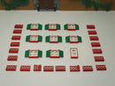 ( E10 ) LEGO Fenster rot Window  grüne Fensterläden 20x Zaun & Türen 3853 Haus