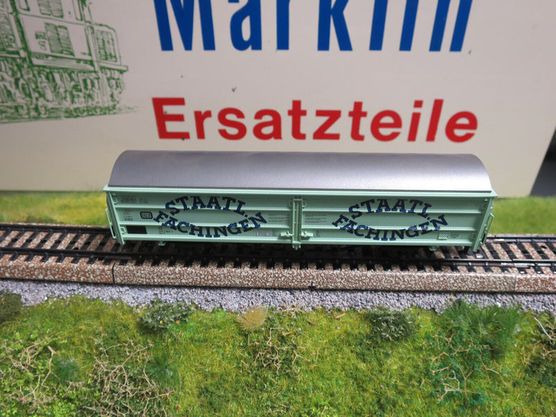( M11 ) MÄRKLIN 47281 SCHIEBEWANDWAGEN STAATL. FACHINGEN Güterwagen kkk
