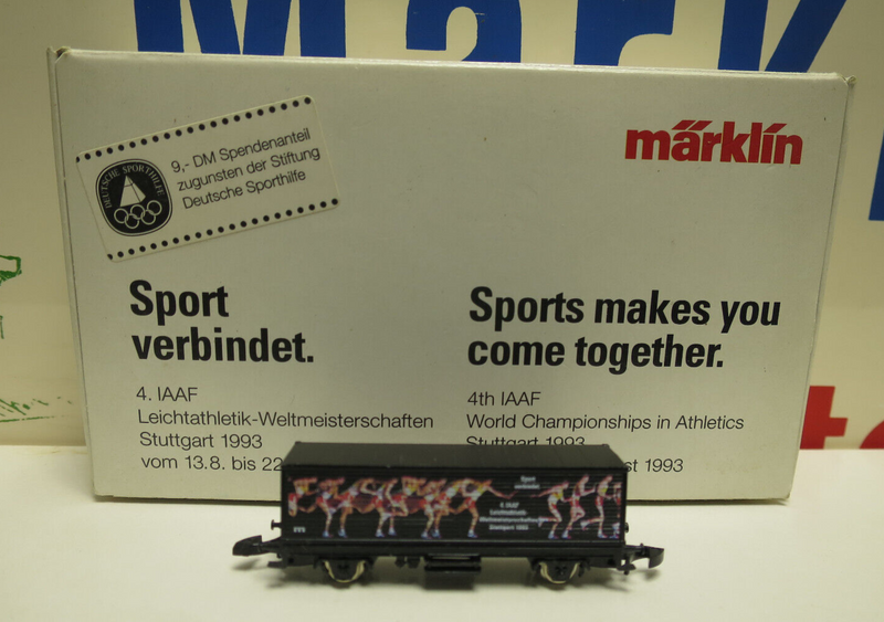 ( J15 ) Märklin Mini Club 4.IAAF Sport verbindet 1993  Spur Z  NEU OVP