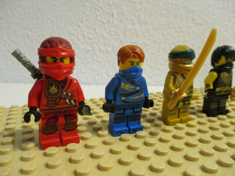 (D2-2/11) Lego Ninjago 4 Figuren Kai Lloyd Jay Cole Sammlung