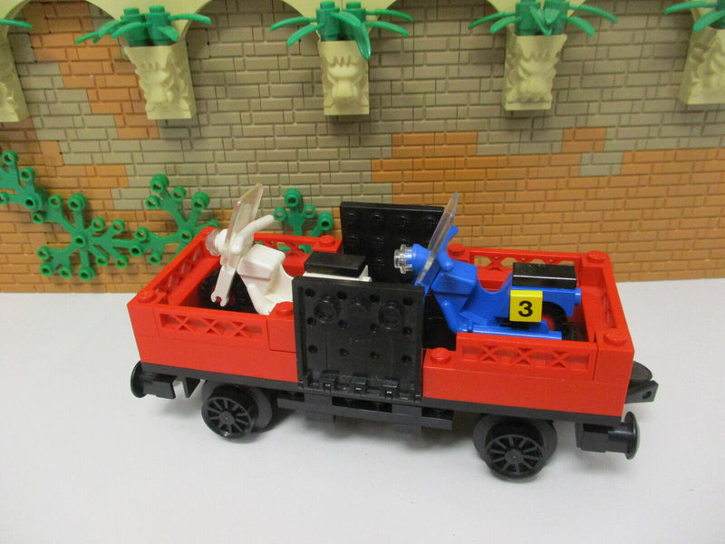 (B3/ 6) LEGO Eisenbahn 7735 Flach Waggon / Wagen 12V  7750 7760 7740 9V RC