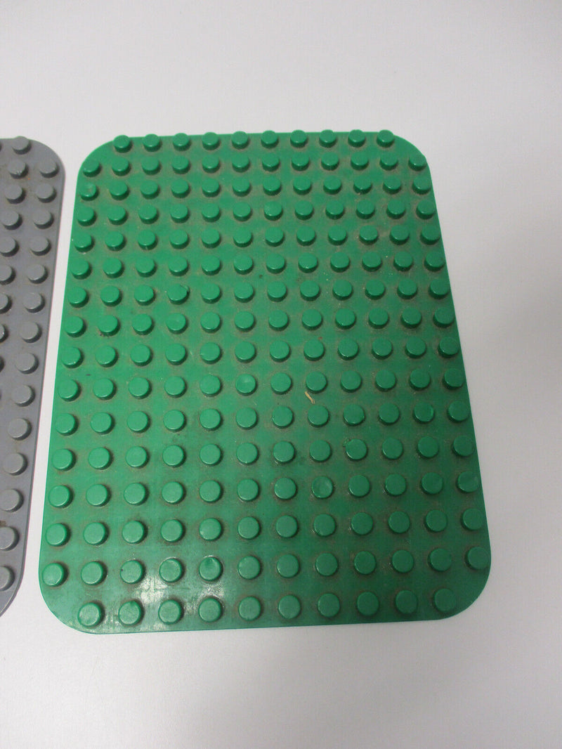 (R1/9) LEGO Duplo 3 Grundplatten  12x16 ca. 19/25cm  Basic Platte