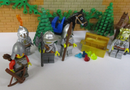 (G12 / 10) Lego 8 Ritter Pferd Zubehör Köni Ritter Knight Kingdom Castle MOC