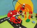 (RB10/1) LEGO Duplo Feuerwehr LÃ¶schfahrzeug  Hubschrauber Auto