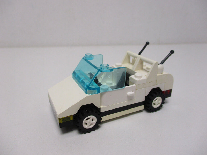 (O6/36) Lego 4544 Auto Transport Wagon mit Auto Güterwaggon mit BA 100% Komplett