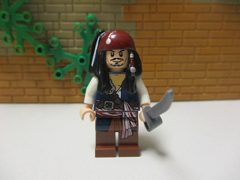 ( F13 / 5 ) Lego Fluch der Karibik poc001 Captain Jack Sparrow 4183 4191 4192