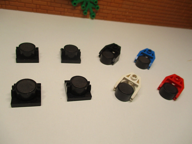 ( B5 / 9 ) Lego SPACE 8x Magnete Magnethalter Eisenbahn Space M-tron