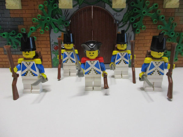 (B5 / 25) Lego Figuren Soldaten Blauröcke Piraten 6259 6265 6267 6273 6276 6277