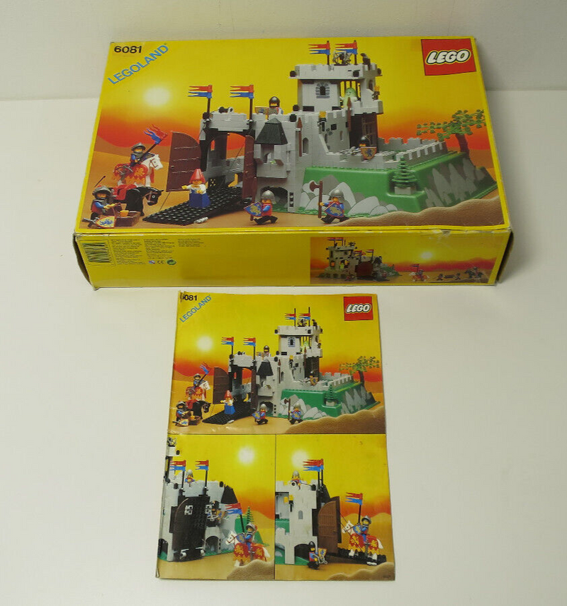 ( AH 3 ) LEGO 6081 King's Mountain Fortress RITTERBURG  OVP & BA 100% KOMPLETT.