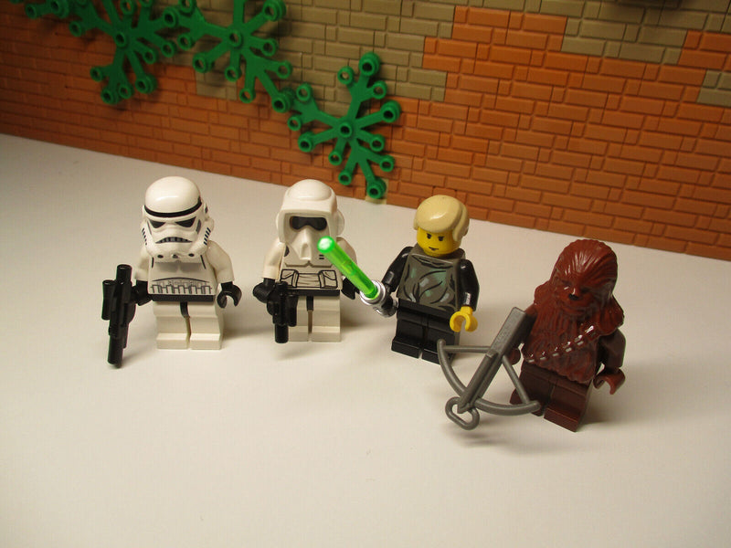 (G5/2) Lego Star Wars 1x Luke Skywalker Chewbacca Storm/Scout Trooper Minifigur