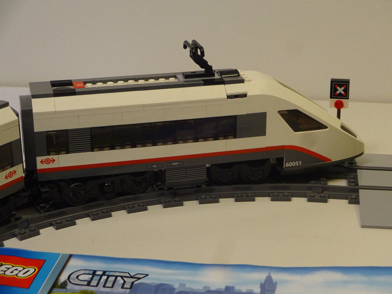 ( AH 10 ) Lego 60051+7499 High-speed Passenger Train RC Eisenbahn  mit OVP & BA