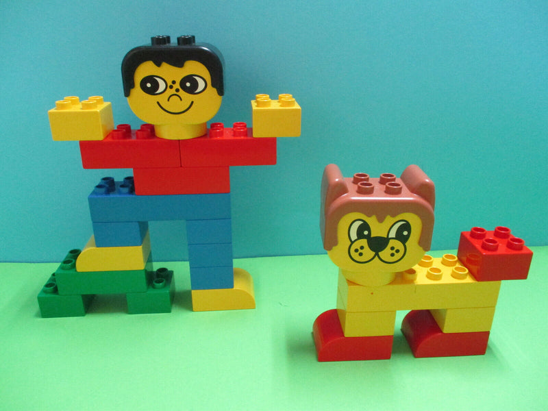 ( R1 ) LEGO Duplo 2361 mit OVP Man mit Hund