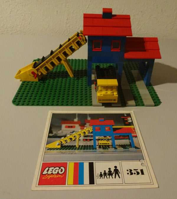 ( AH 8 ) LEGO 351 Loader Hopper with Truck mit BA  100% Komplett