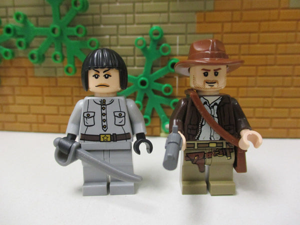 ( F13 / 11 ) Lego Indiana Jones iaj001 & Irina Spaiko iaj014 77012 77015 7199