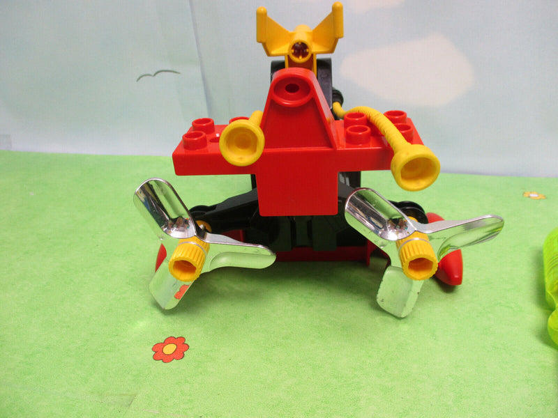 (R1/T2/8) LEGO Duplo Toolo Hubschrauber / Raumfahrzeug mit  Figur und Werkzeug
