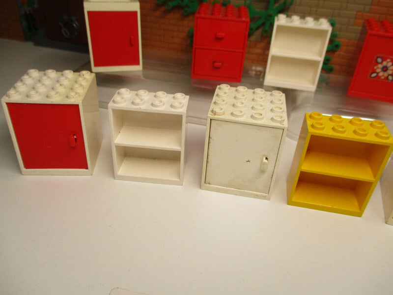 ( B14/1 ) Lego Möbel Schränke Homemaker Puppenwohnung   Haus City