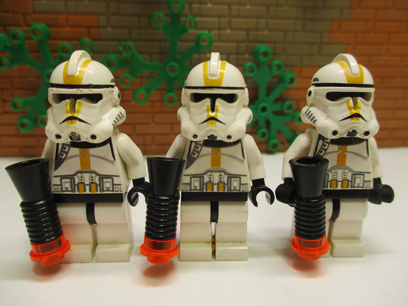( H2/21 ) Lego STAR WARS 3x sw0128a Clone Trooper 327th Star Corps aus 7655