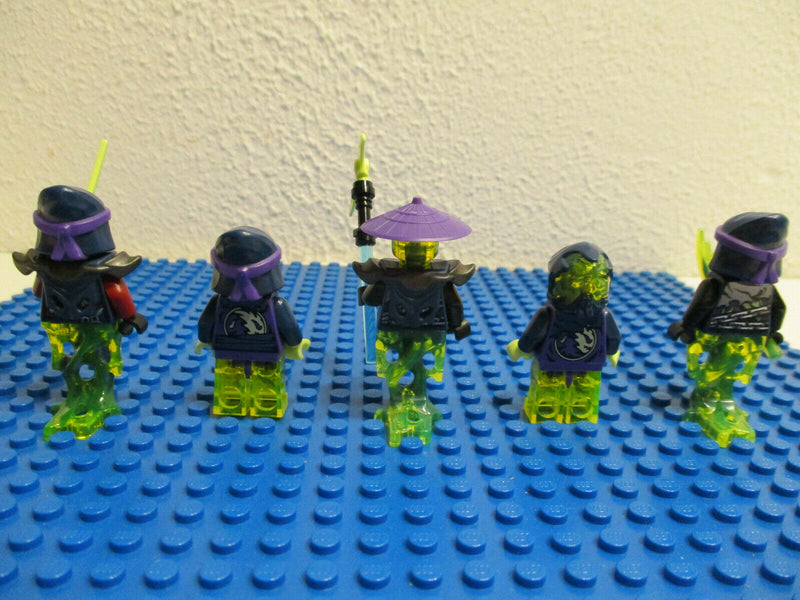 ( C9/5-7 ) 5 x  Lego Ninjago Figur Ghost Warrior Sammlung Konvolut