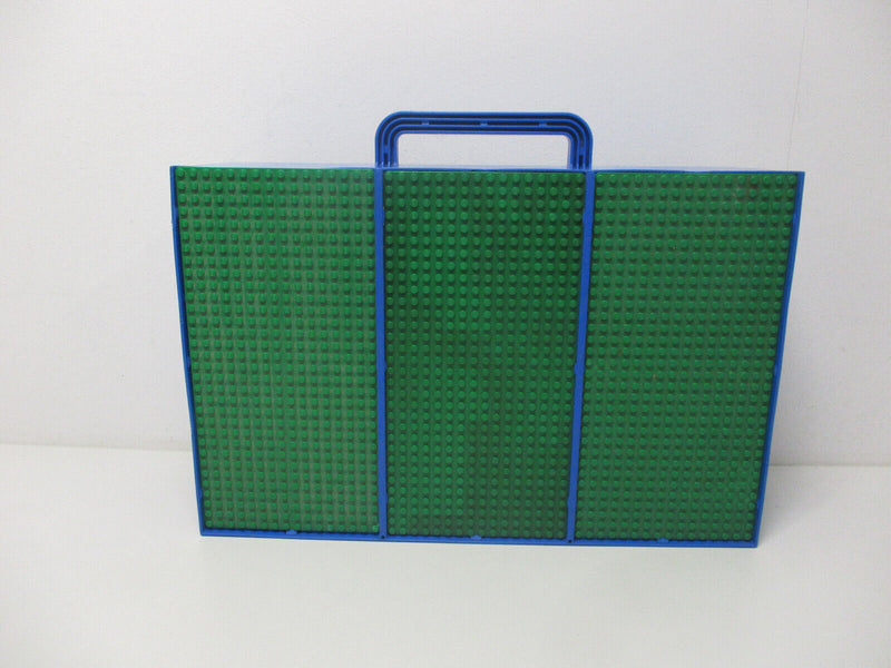 Lego blauer Sortierkasten Sortierbox Sammelkoffer 3 Platten und Inneneinteilung