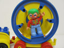 ( RB2 / 2 )  LEGO Duplo Zirkus Auto mit Drehscheibe Clown und Direktor