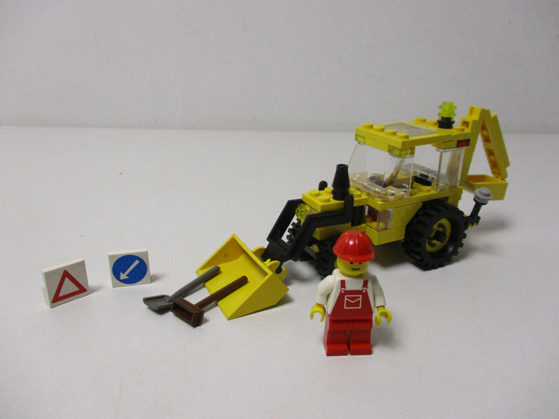 ( L5/1 ) Lego System 6662 Backhoe Bagger Baustelle 100% komplett mit BA und OVP