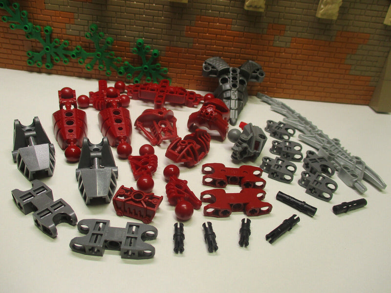 (B10 / 33) Lego Bionicle Bauteile Rot Zubehör Ersatzteile Waffe