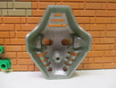 ( B8 / 26 ) Lego Bionicle Kanohi Pakari Maske Metallic Silver 32566
