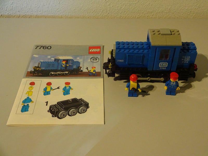 ( F12 ) Lego 7760 Diesellok 12v gebraucht Eisenbahn Mit Bauanleitung Komplett