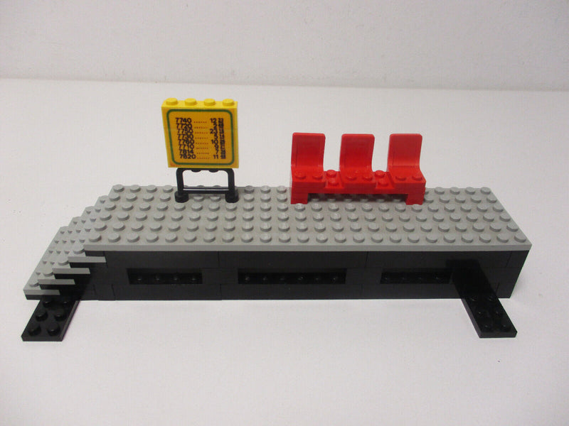 AH 7) Lego 7740 Inter-City Passenger Train mit OVP + allen Inlays & B