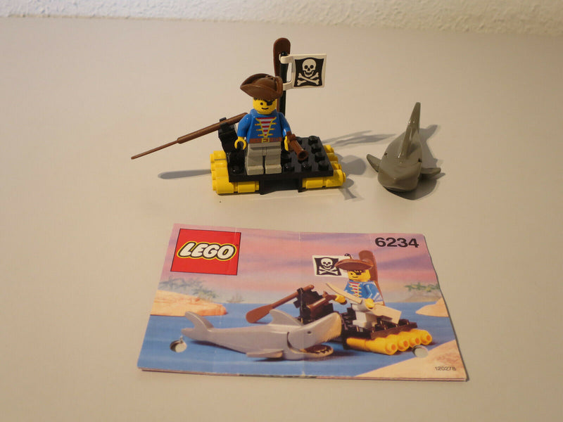 ( G7 ) LEGO 6234 Renegade's Raft Piraten MIT BA 100% KOMPLETT GEBRAUCHT
