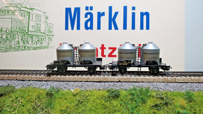 ( Q12/6 ) Märklin 2x 4511 Kohlestaubwagen Güterwagen