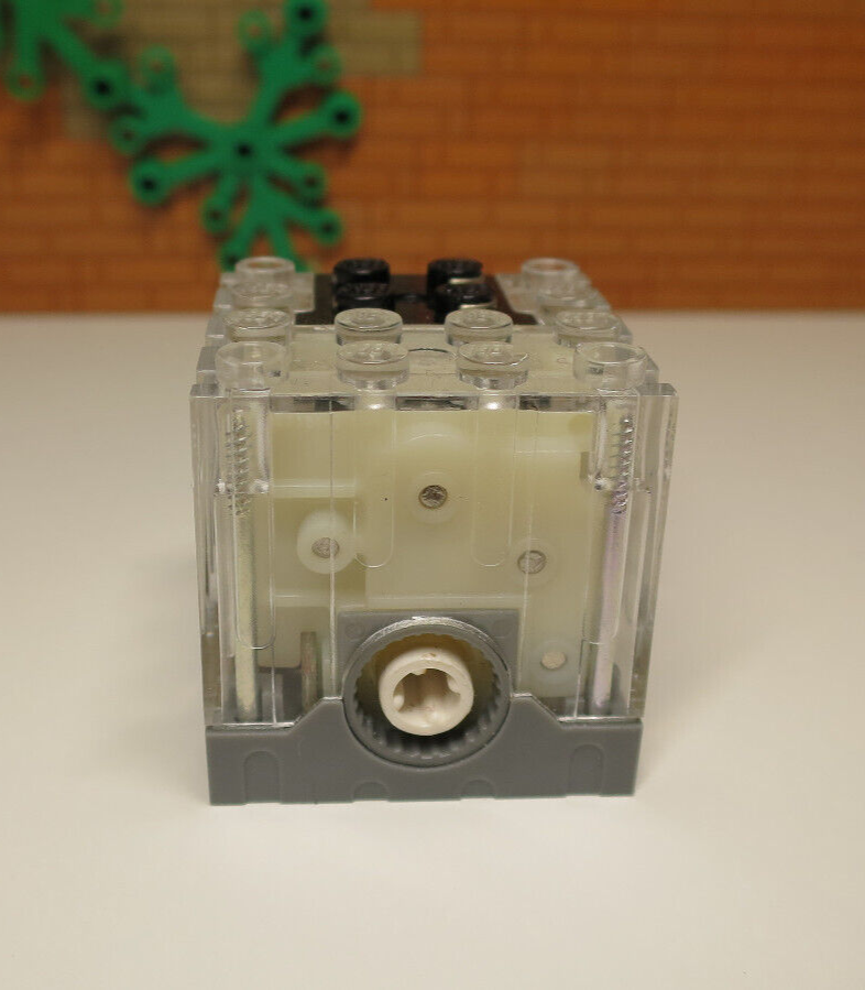 ( F12 / 2 ) Lego Technic 47154c01 9V 47154  Getriebemotor transparent  geprüft